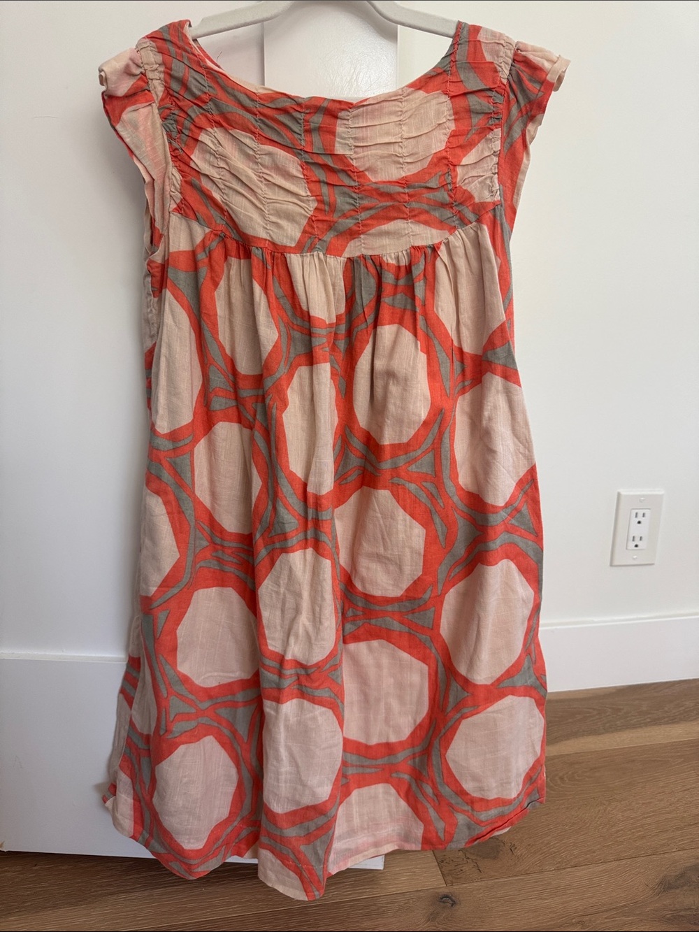 Tea Collection Coral Cotton Dress